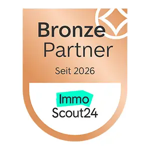 Bronze Partner Siegel von ImmoScout24 seit 2026